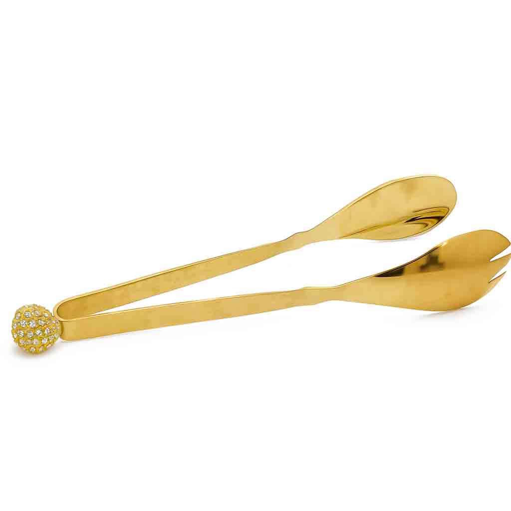 Salad Tong Gld PVD Bling
